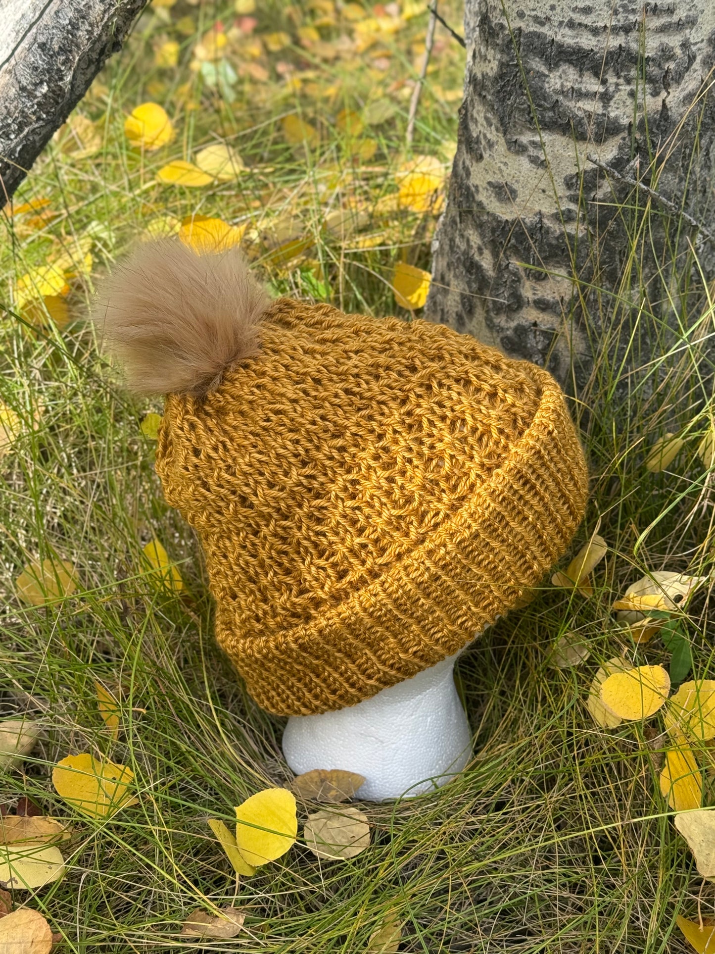 Waffle Knit Mustard